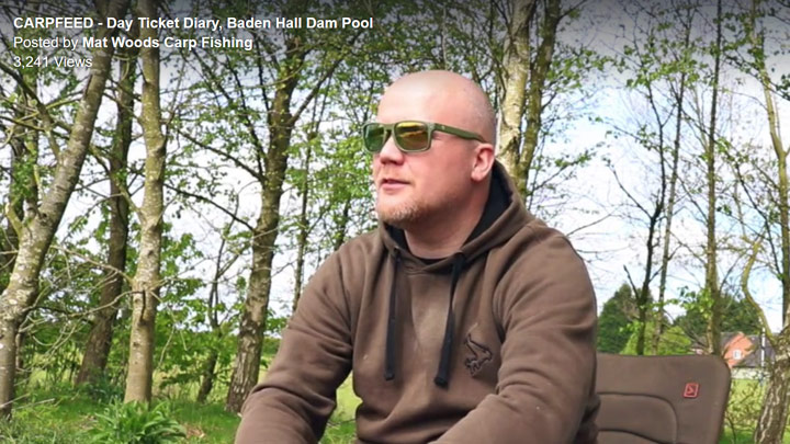 Mat Woods Carp angler.
