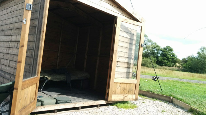 Unique carp fishing hut